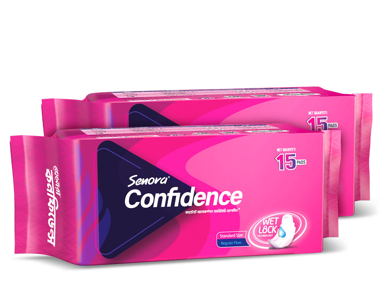 Senora Confidence 15 pads 2 pcs bundle